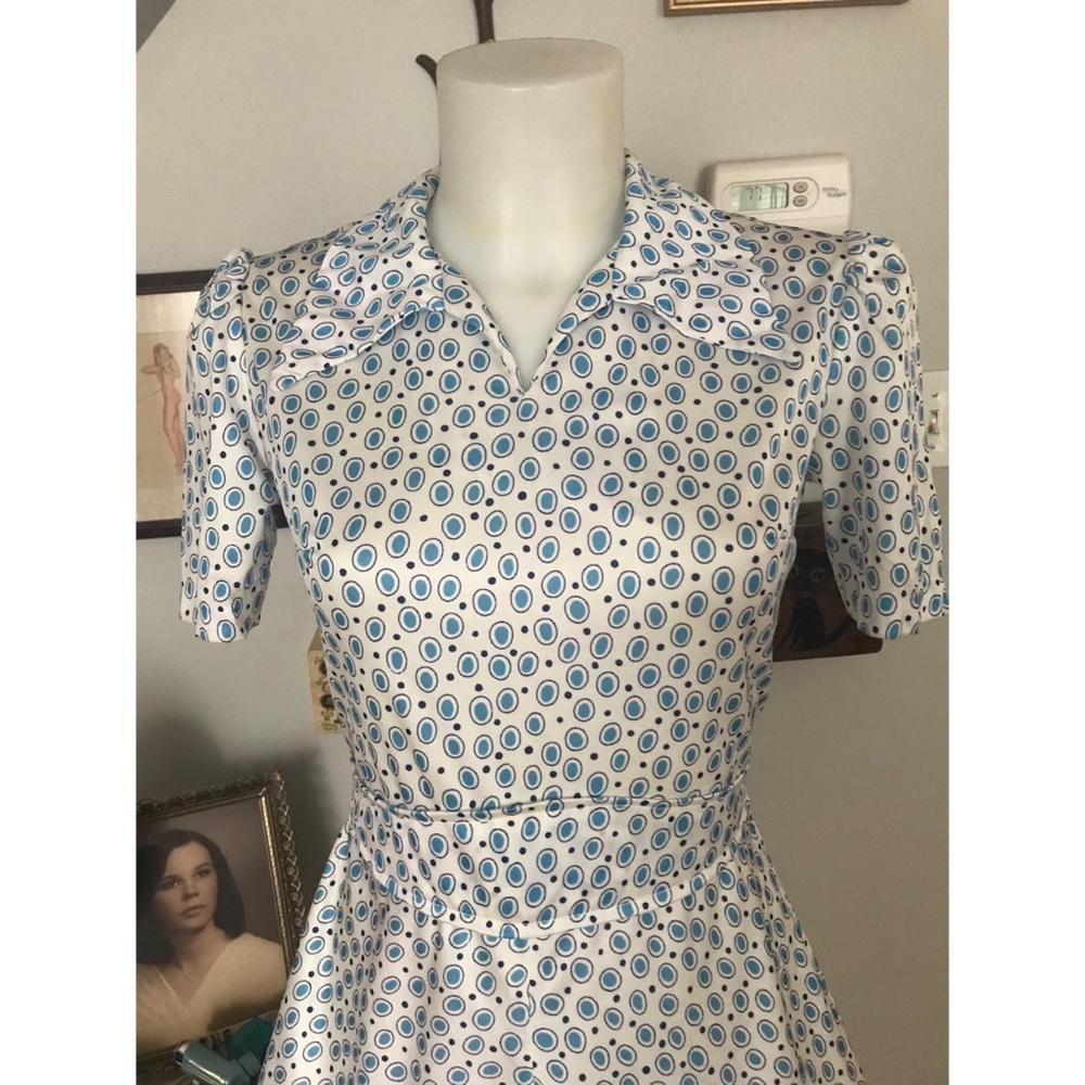 Vintage 1970’s does 1940’s swing dress